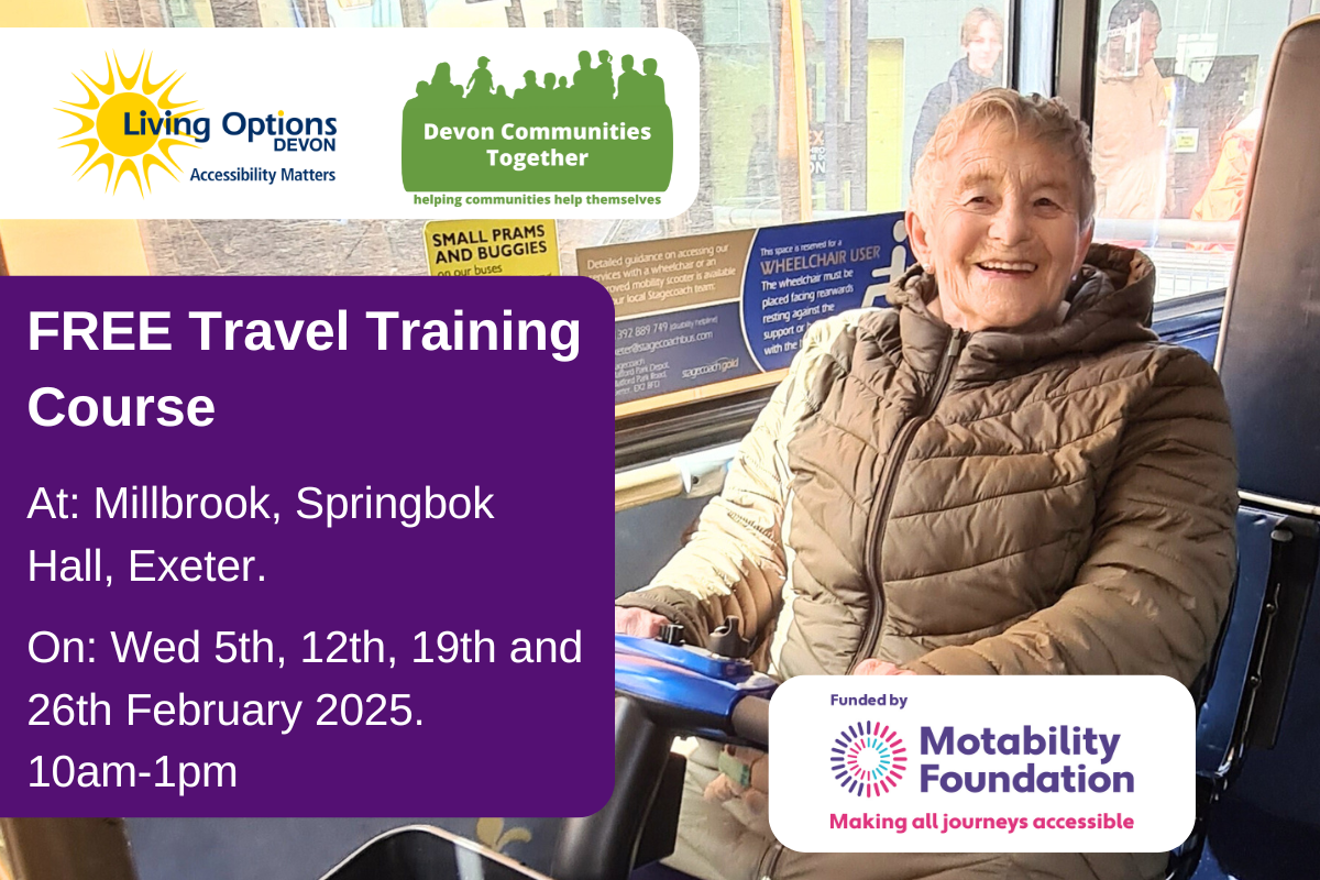 FREE Travel Training Course in February